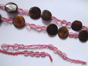 Bone Disc Pink 2 Trending Beaded Curtain Interiors