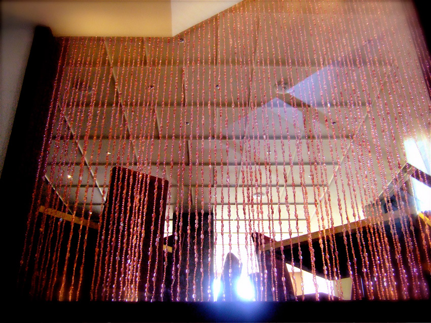 Pinkonpink Pink Bead Curtain