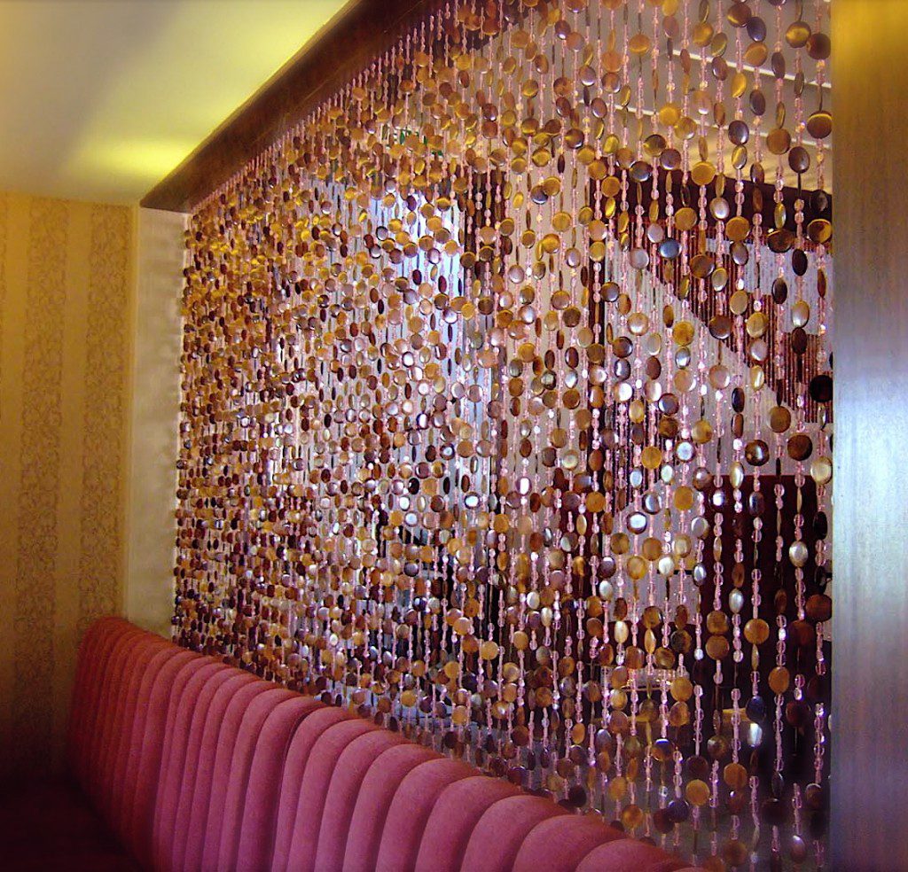 Pink Bone Disc 1 - World Cuisine Network, Kabir Hira, Indian Restaurant, Bangalore Bead Curtain For Restaurant Partition