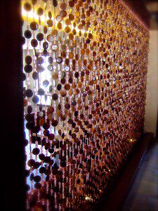 Pink Bone Disc 2 - World Cuisine Network, Kabir Hira, Indian Restaurant, Bangalore Trending Beaded Curtain Interiors
