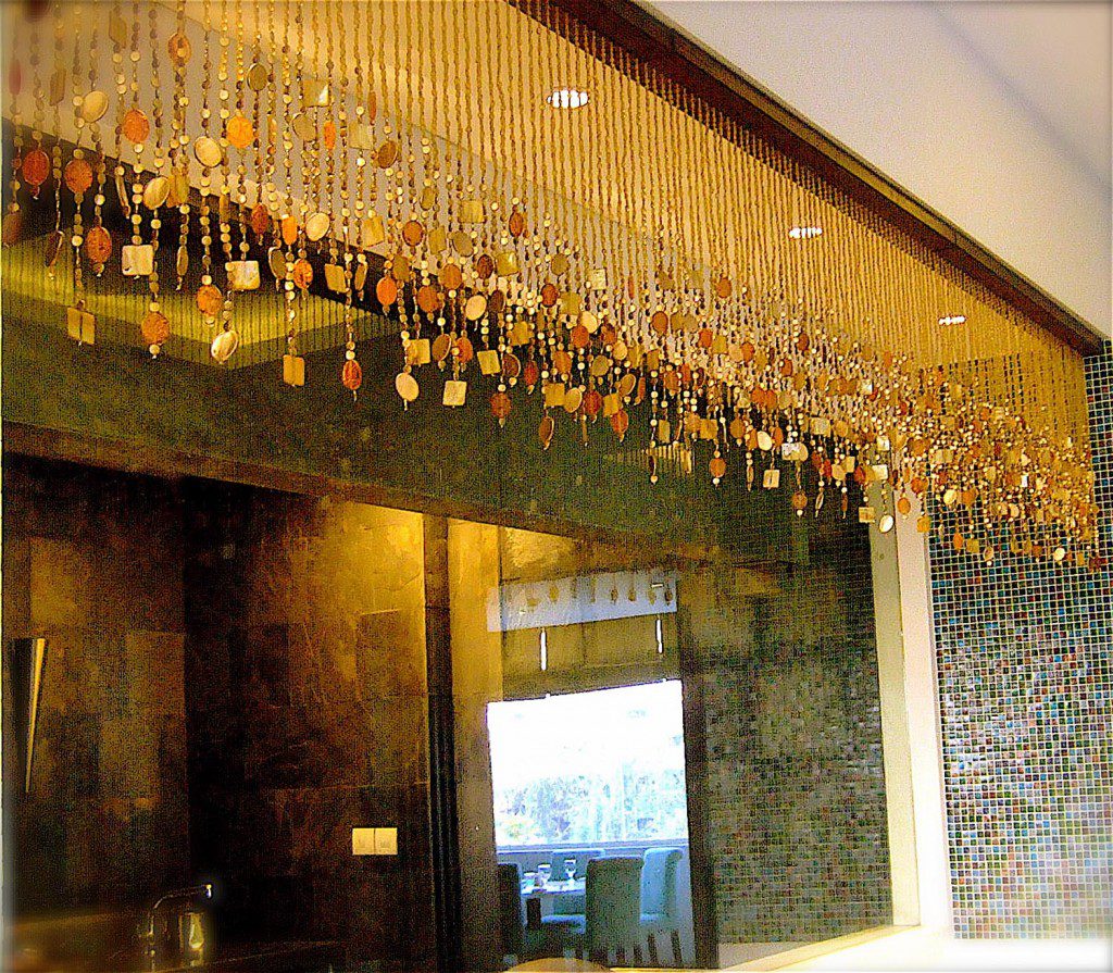 Blue Petal Hotel, Arch. Anand Cde, Koramagala, Bangalore 2 Bead Curtain Screen
