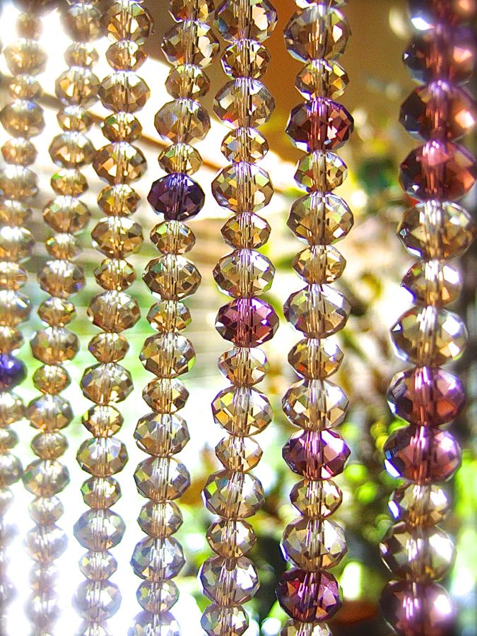 Crystal Multicolor Glass Beads Curtain Crystal Multicolor Glass Beads Curtain