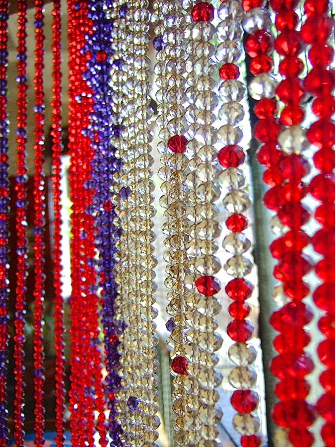 Crystal Multicolor Glass Beads Curtain Glass Crystal Beads In Colours For Door Bead Curtain