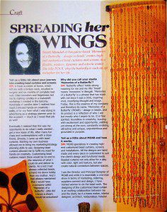 Article On Memories Of A Butterfly Bead Curtain Designs