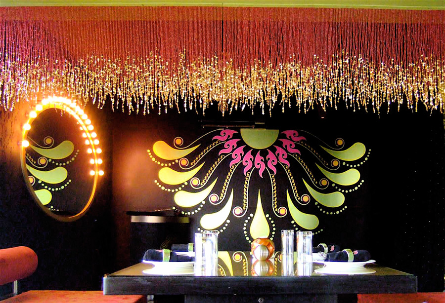Crystal Beaded Room Divider Interior Soft Furnishing