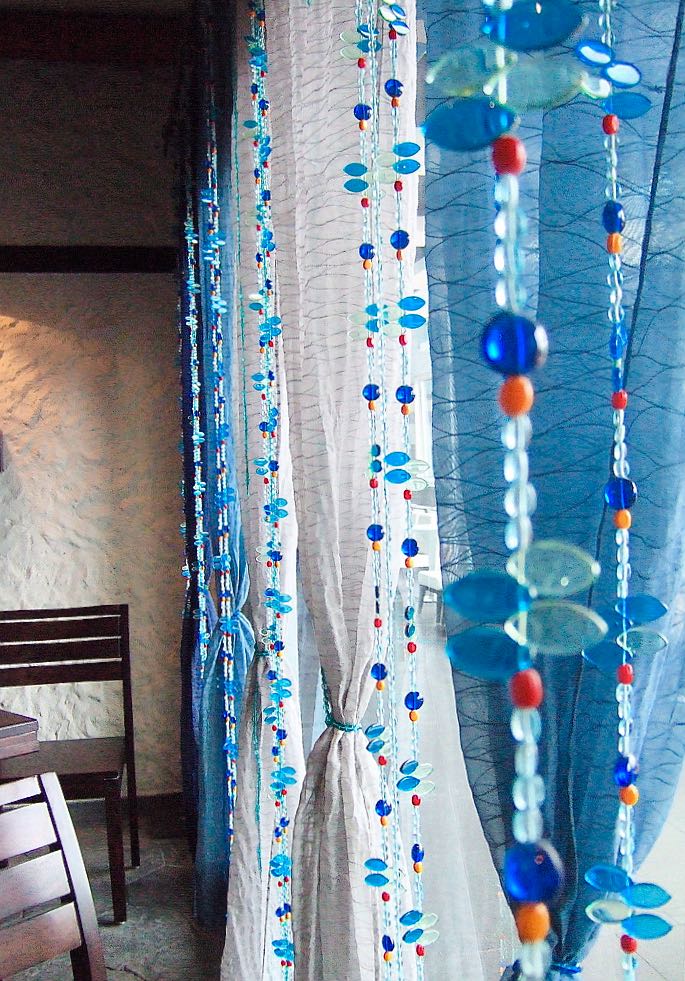 Memories Of A Butterfly – Beaded Curtain Window Treatment Interior Design Restaurant Aloft Hotel Moroccan Style 4 Restaurant Interior Design Room Divider