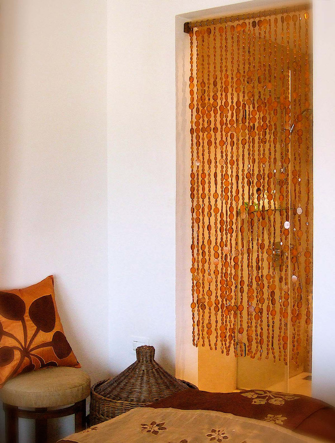 Crystal Beaded Room Divider Spa Interior Decor