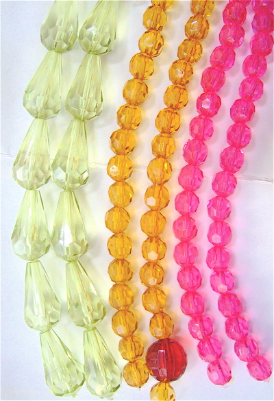 Acrylic Colored Crystal 6 Acrylic Colored Crystal Bead Curtain