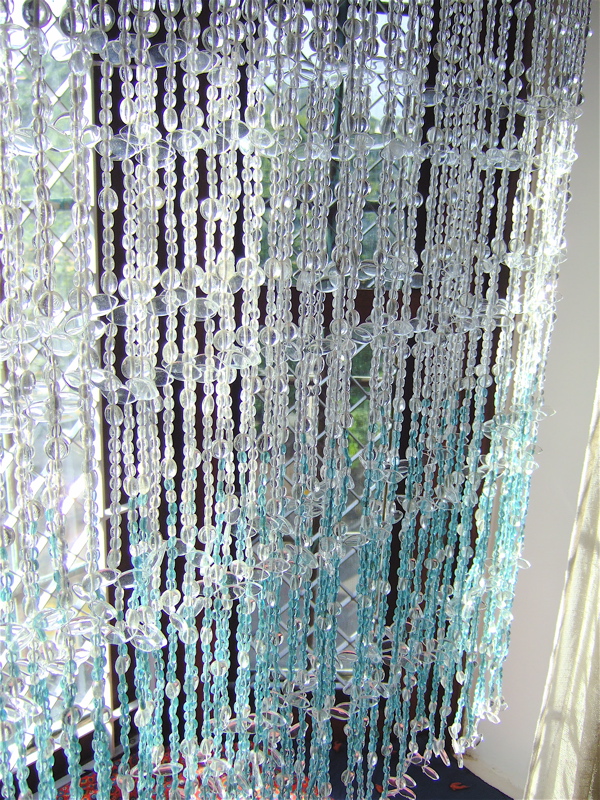 Dscf8700 Yellow Leaf Design Door Bead Curtain