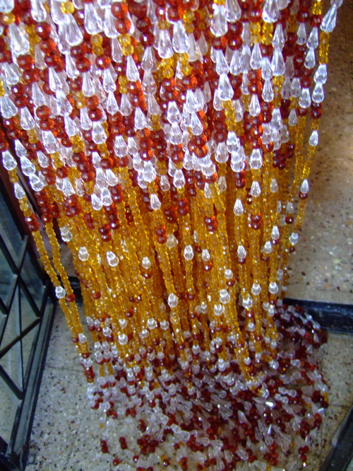 Dscf9387 Grand Cayman Island Crystal Bead Curtain Installation