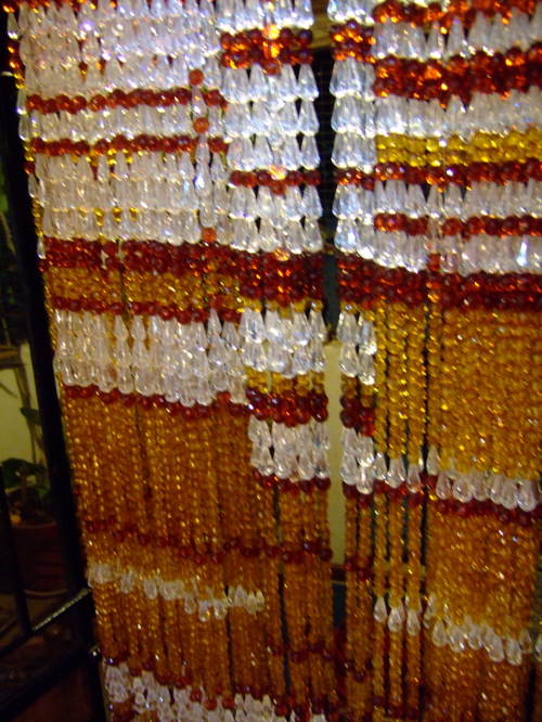 Dscf9398 Grand Cayman Island Crystal Bead Curtain Installation