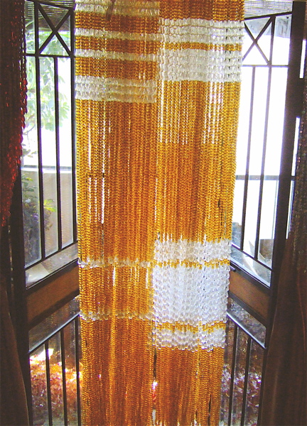 Dscf9442 Grand Cayman Island Crystal Bead Curtain Installation