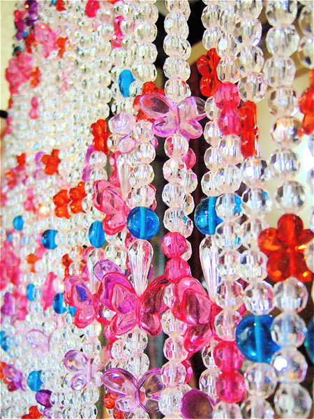 Acrylic Butterfly Bead Living Room Partition