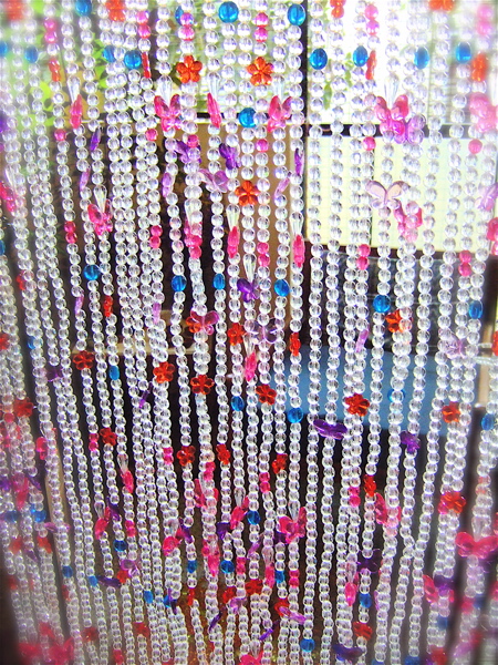 Acrylic Butterfly Bead Kids Room Crystal Bead Curtain