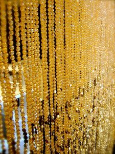 Decorative Crystal Strands For Room Entrance