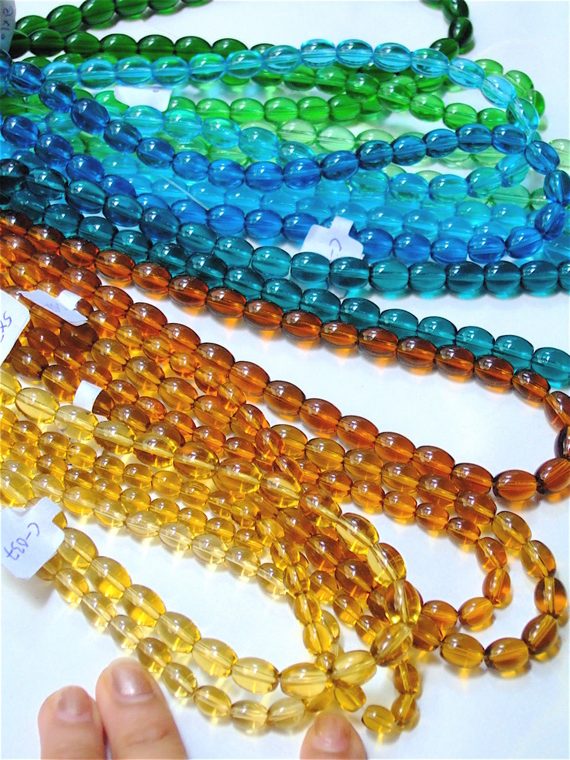 Crystal Beaded Room Divider Glass Beads For Beaded Curtain