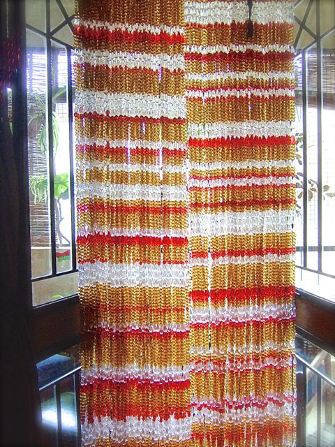 San Fran Colorful Door Beads Curtain Crystal Bead Curtain Interior Decor