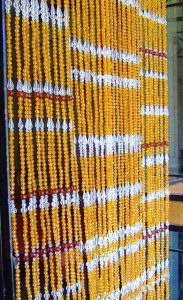 Interior Zoning Solution With Decorative Strands