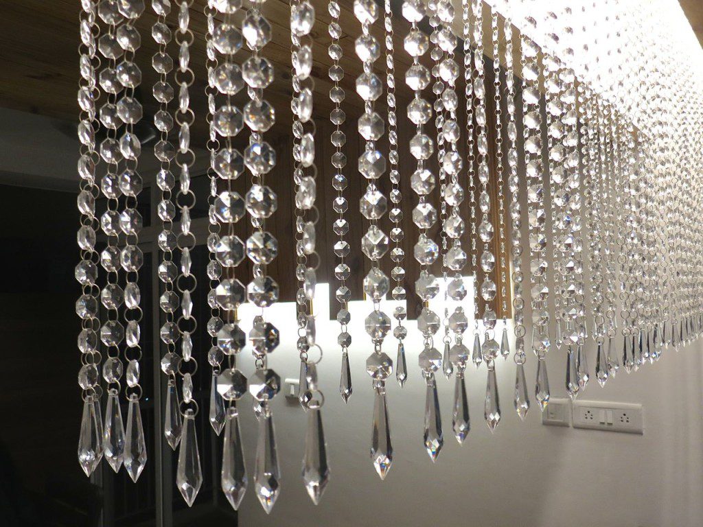 Crystal Chandelier Hexagonal Acrylic Crystal Chandelier