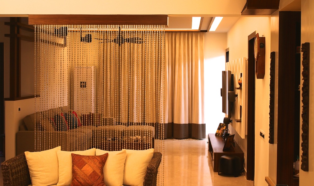 White Bead Curtain Crystal Beaded Curtain