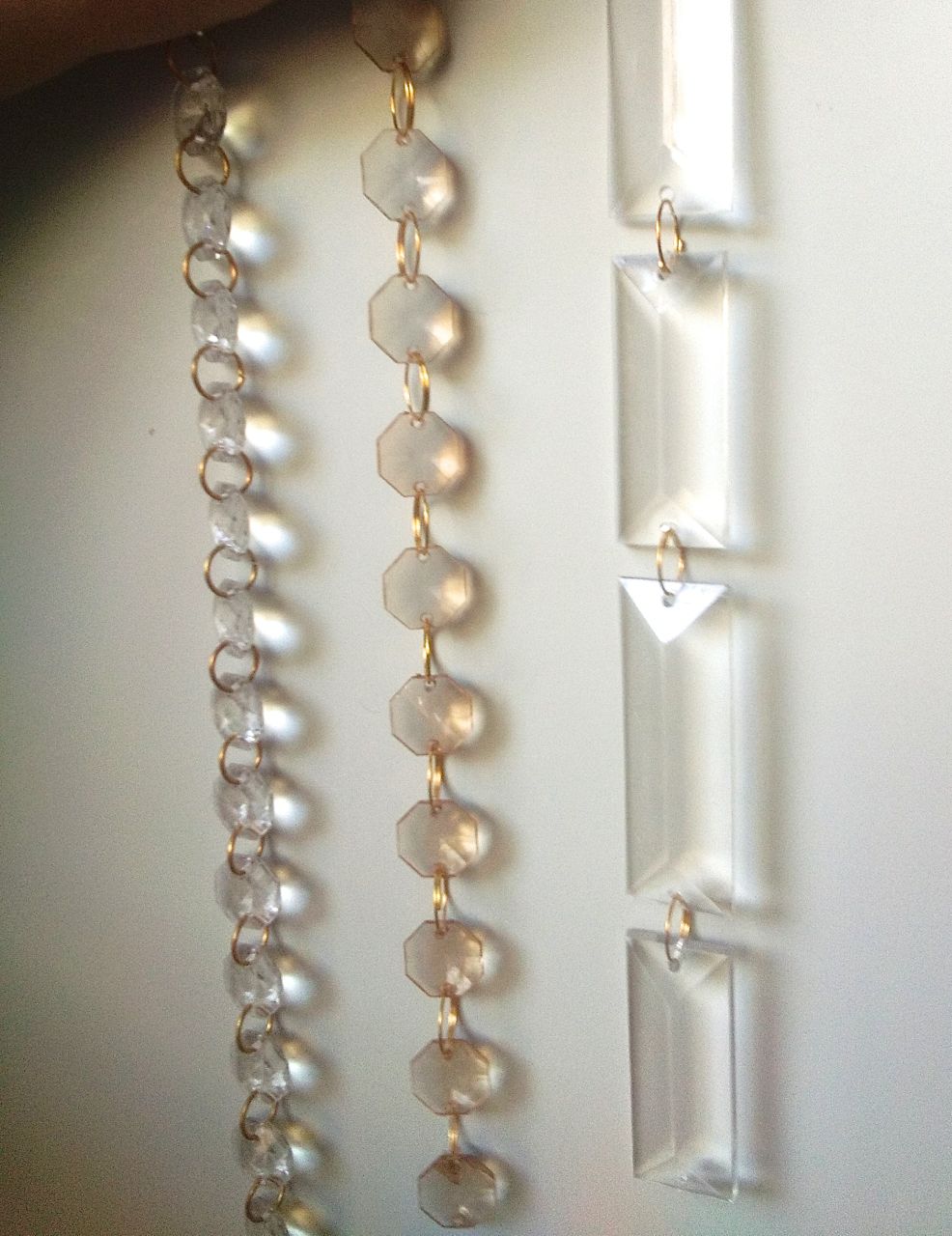Crystal Beads Curtain Acrylic Crystal Off White Buy Beaded Curtain Interiors