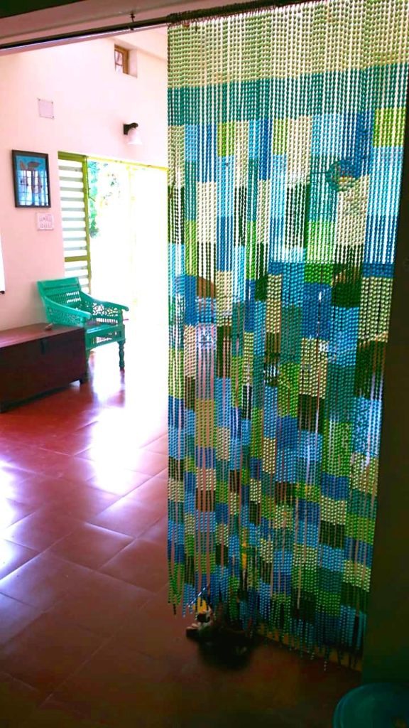 Glass Beaded Curtain Interiors Room Separator