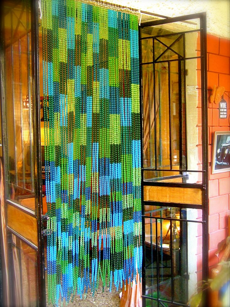Blue Green Mosaic Design Glass Beaded Curtain Buy Glass Beaded Curtain Mosaic Bue Green