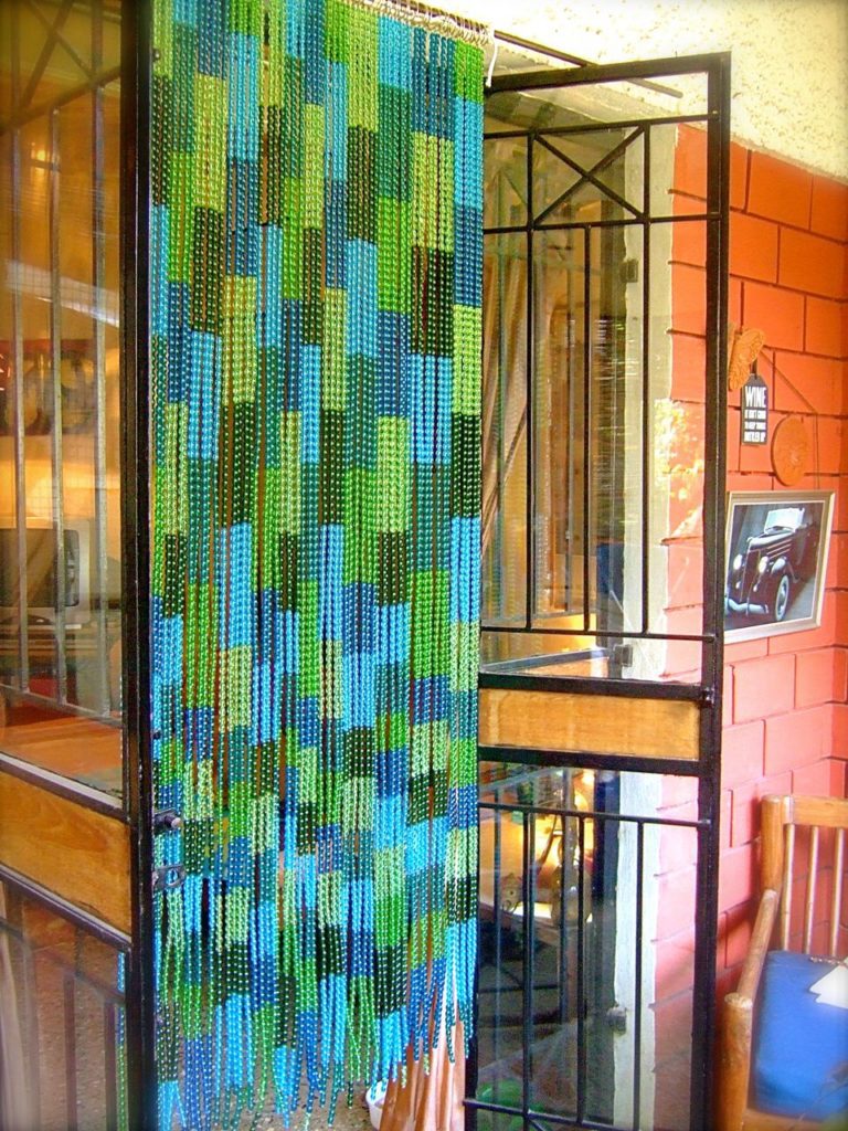 Buy Glass Beaded Curtain Mosaic Blue Green 