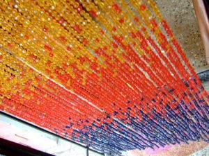 Bright Colorful Beaded Curtain Collection For Interior Design