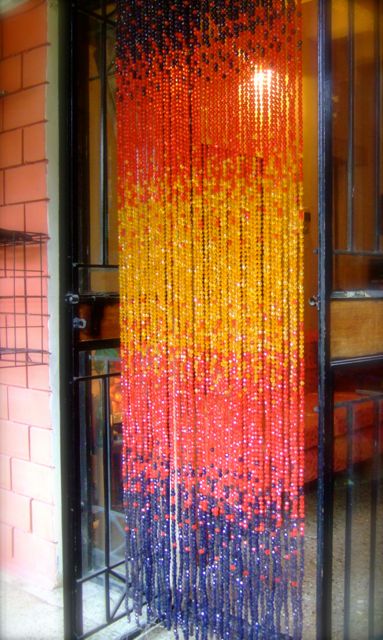 Sunburst Ombre Tricolor Hanging Sculpture
