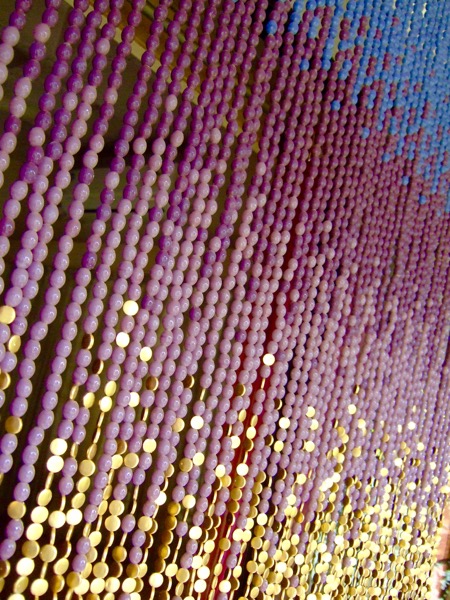 Purple Beige Ombre Glass Beaded Curtain Shop Beaded Curtain