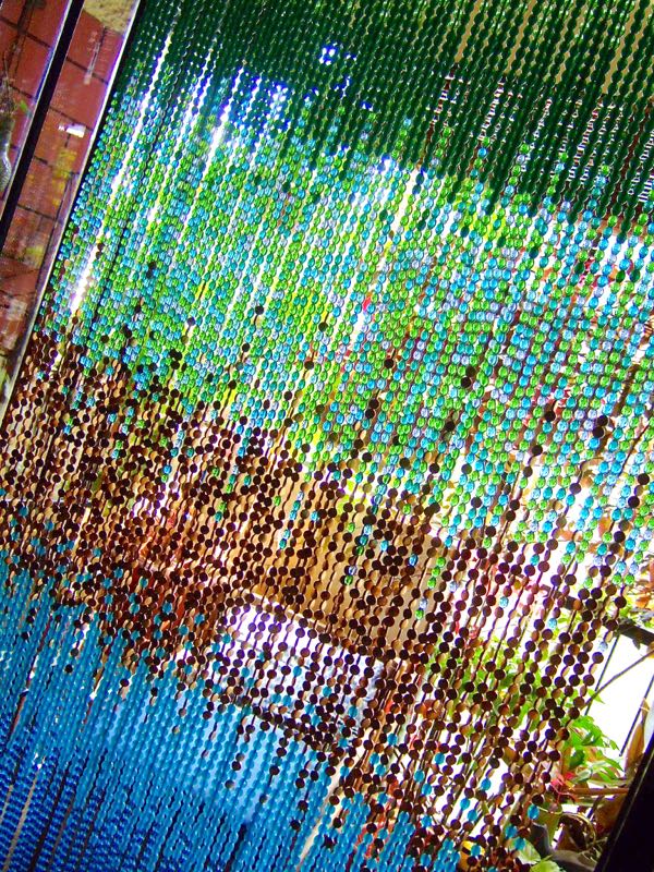 Hanging Sculpture Glass Bead Curtain