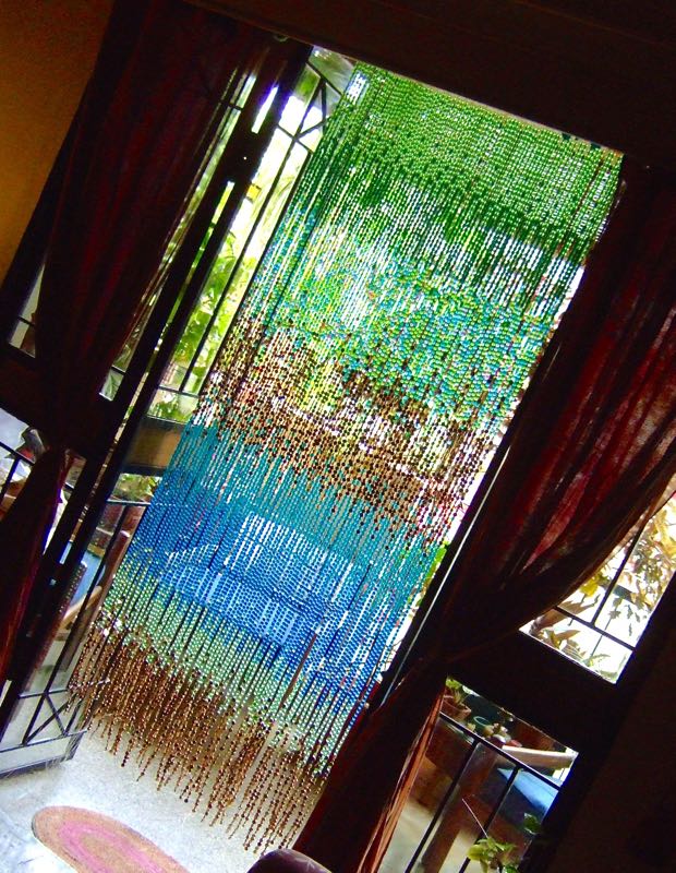 Hanging Sculpture Glass Beaded Curtain Sale