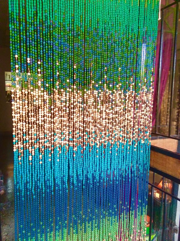 Hanging Sculpture Colour Room Divider