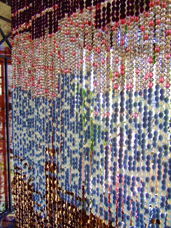 Gold Hanging Sculpture Doorway Curtains