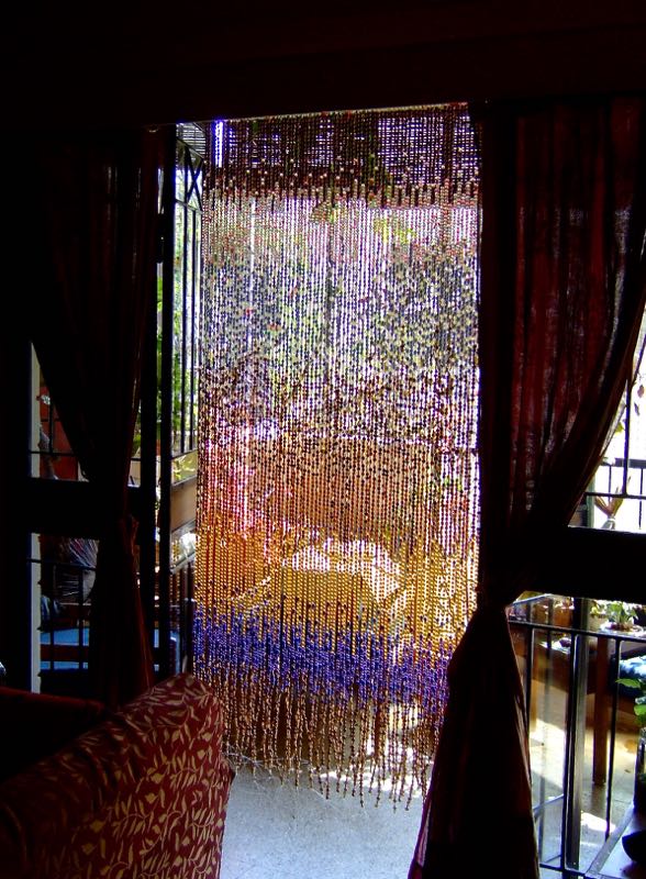 Bead Curtains For Uae Gold Hanging Sculpture