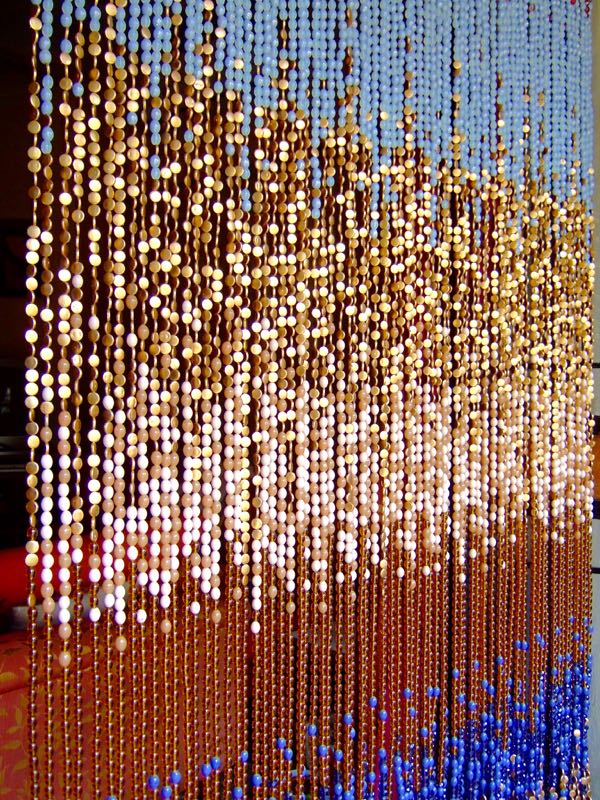 glass beaded curtain