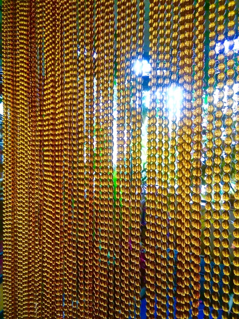 elegant amber topaz shade glass beads