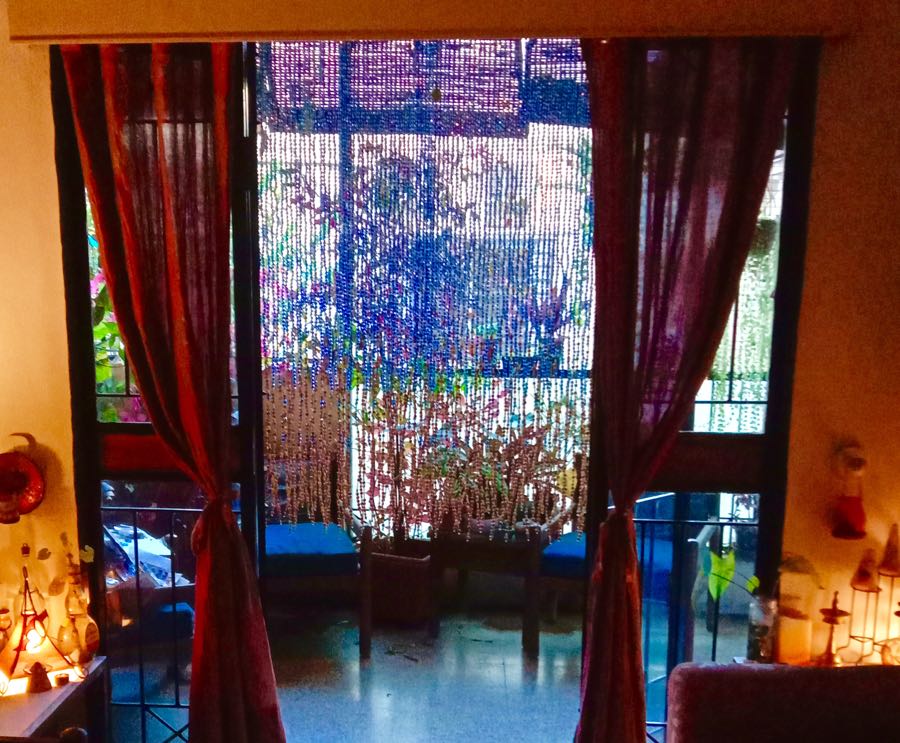 Beaded Curtain Room Partition Navy Blue Beaded Curtain