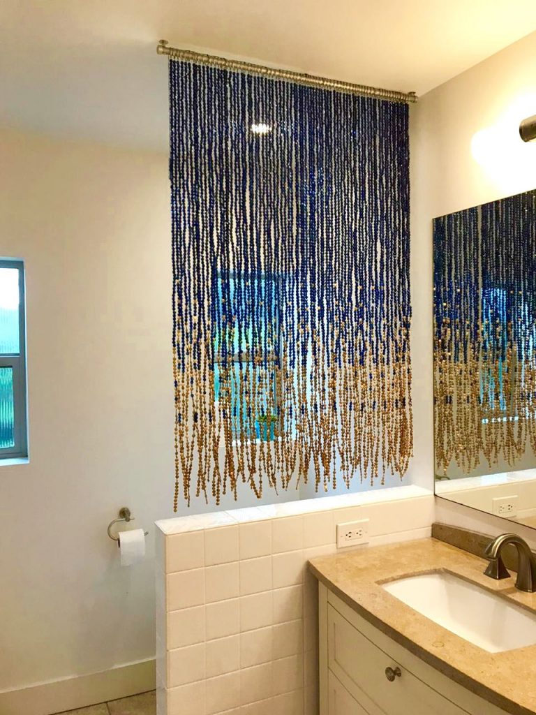 Beaded Curtain Room Partition Interior Design Ideas For Living Room