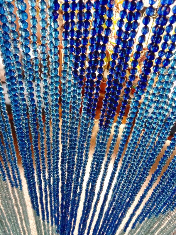 Crystal Beaded Room Divider Interior Design New York