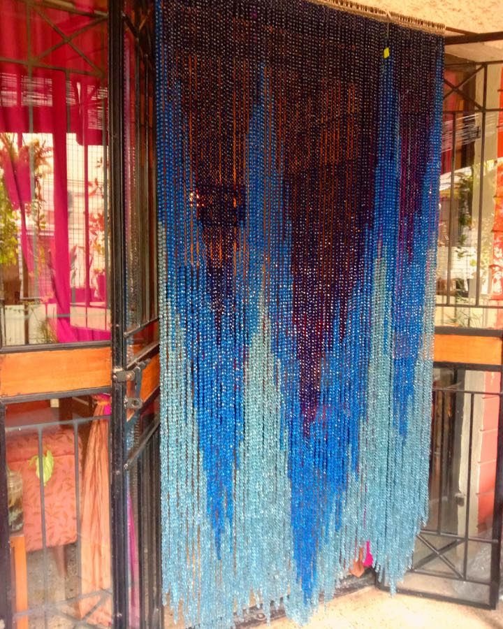 San Fran Colorful Door Beads Curtain Crystal Beaded Room Divider