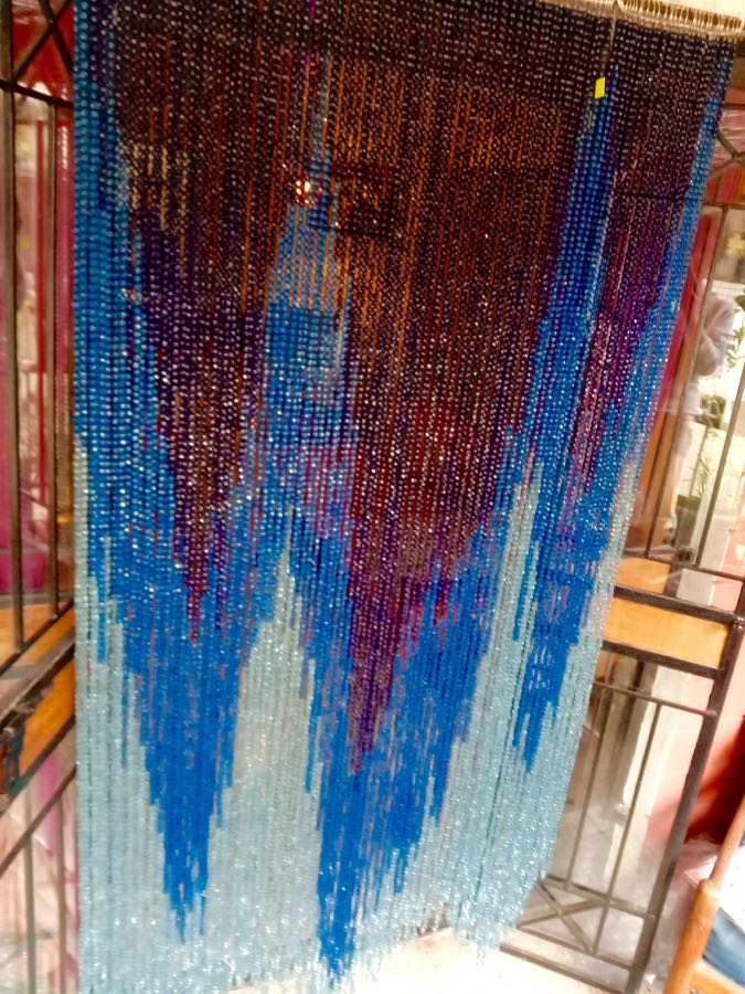 Crystal Beaded Room Divider Interior Design New York Beads Partition