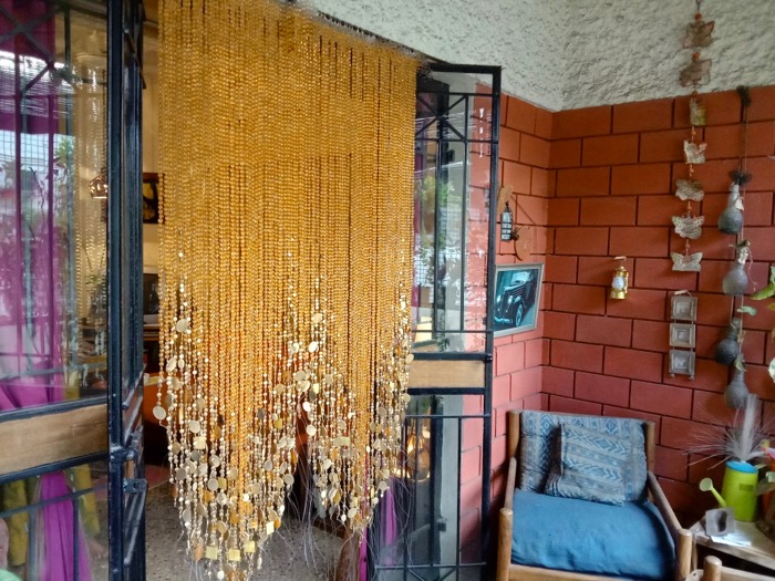 Trending Home Decor Ideas Champagne Acrylic Crystal Mixed Basket Beaded Curtains