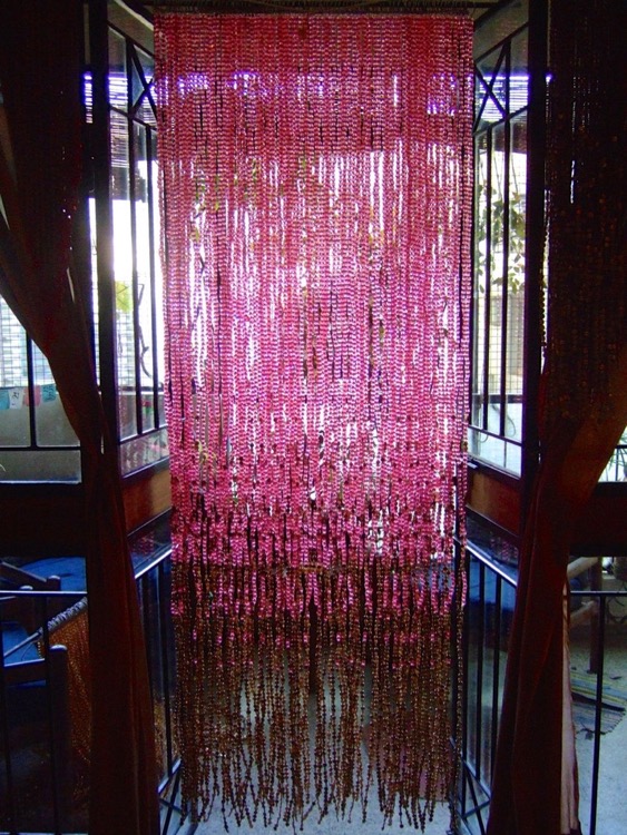 Crystal Beaded Room Divider Best Pink Gold Beaded Room Divider Custom Designed