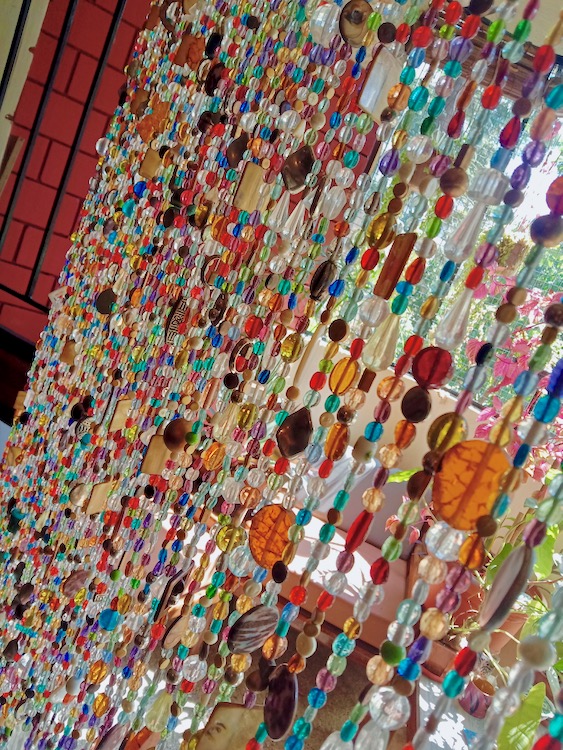 Eclectic Beaded Curtain Custom-Crafted Room Divider With Elegant Detailing