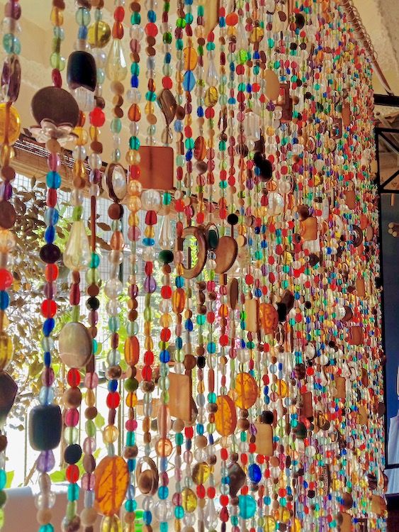 Eclectic Beaded Curtain Colourful Room Divider