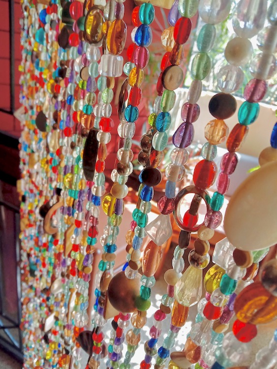 Eclectic Beaded Curtain Colourful Room Divider