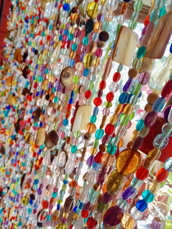 San Fran Colorful Door Beads Curtain Eclectic Beaded Curtain
