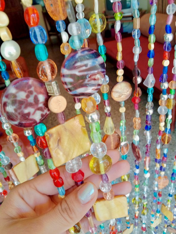 Eclectic Beaded Curtain Colourful 70S Bead Curtain